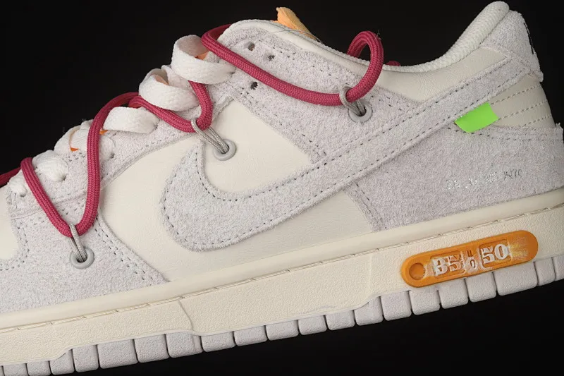 All Categories Nk SB Dunk Series Nk SB Dunk Low low-top sneakers OF x Nk Dunk Low "12 of 50" OW suede SB smashed backboard fashion casual sneakers DJ0950-114